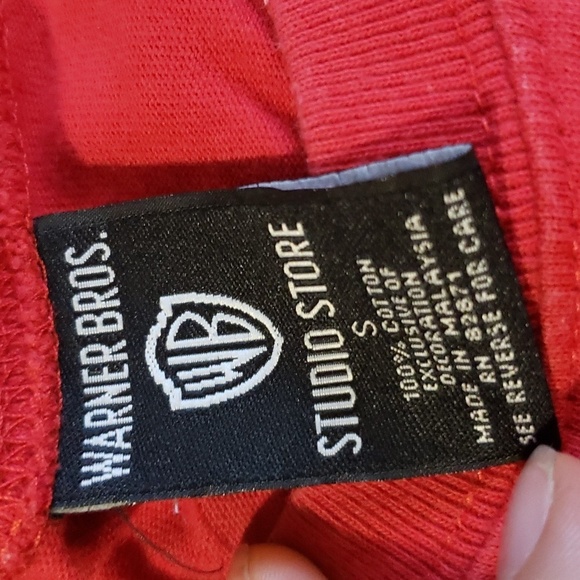 Vintage warner bros studio store looney tunes tweety bird red size small - Picture 3 of 6